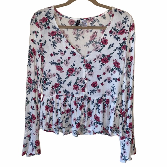 H&M Tops - H&M | Floral Button Down Blouse size S / 2